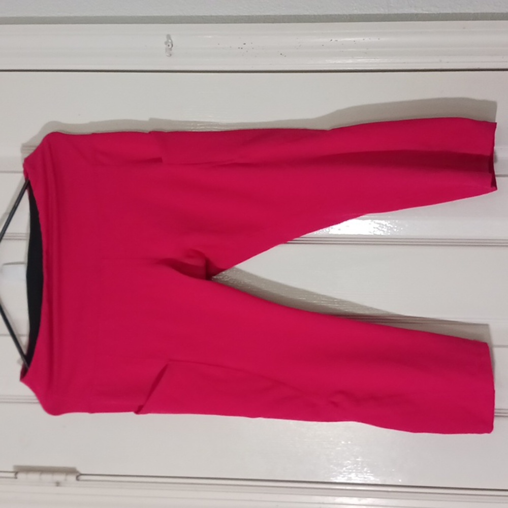 Ododos Capris Leggings With Pockets On Side